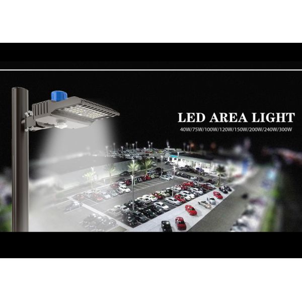 Motion Sensor Lumileds 3030 140lm/W LED Shoebox Lights