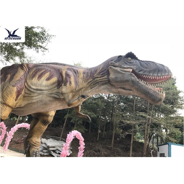 Life Size Animatronic Dinosaur Garden Ornaments Mother And Baby Garden Display