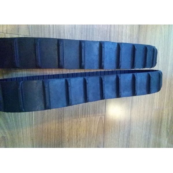 Small Size Lightweight Rubber Tracks , Length 1000mm Mini Rubber Tracks
