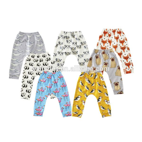 Custom children new arrival baby dress printing leggings wholesale kids pants