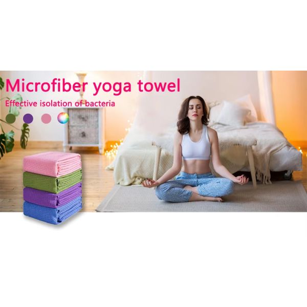 Microfiber Anti-slip Yoga Mat Towel For Hot Yoga Microfiber Yoga Towel