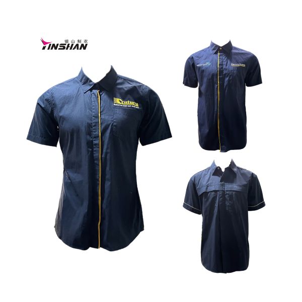 Workwear Short Sleeve T Shirt for Men's Work Shirt and Labor Protection Clothing