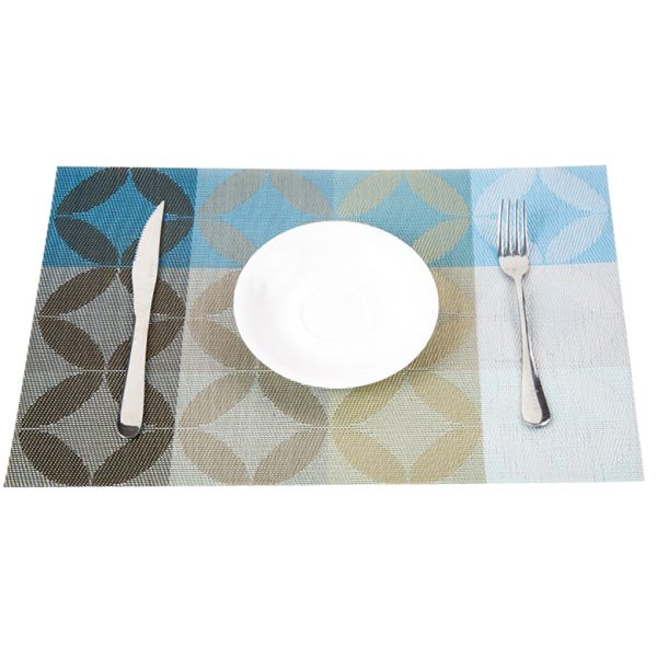 Customized Logo Acceptable Rectangle Place Mat for Modern Kitchen Table Decoration