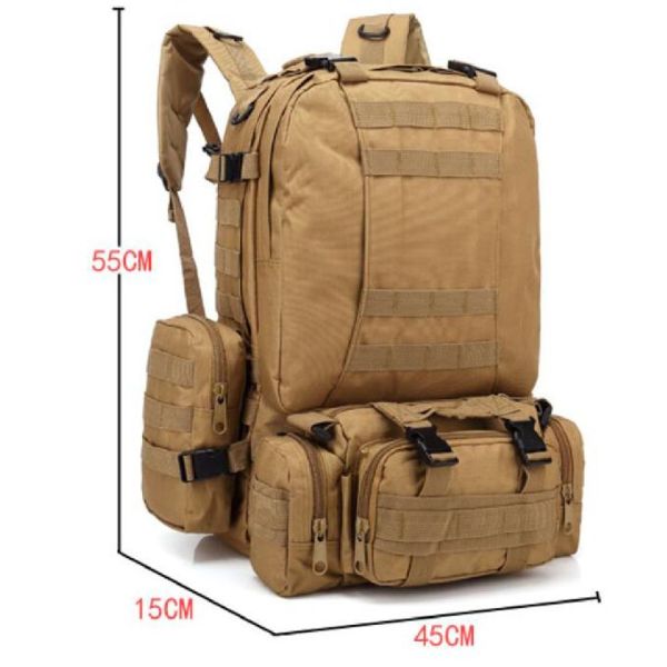 Camouflage Detachable Combination Waterproof Tactical Backpack