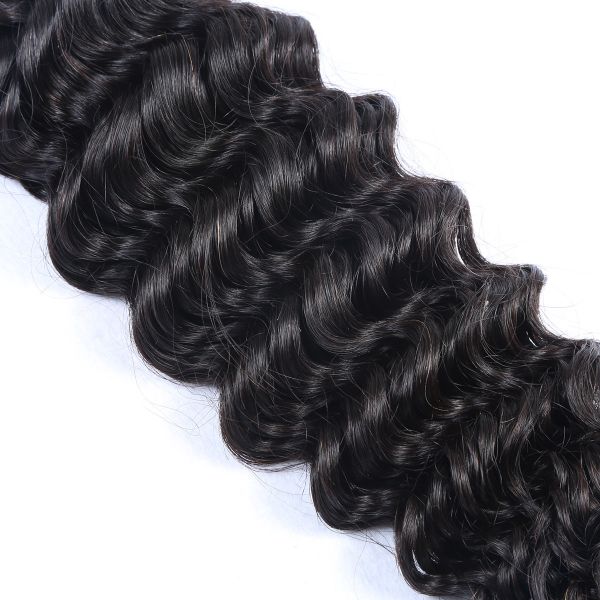 Double Drawn Wholesale price 100% Peruvian hair bundles , Deep Wave Hair