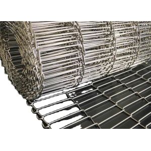 Food Grade 304 Stainless Steel Heat Resistant Conveyor Belt Wire Mesh Belt