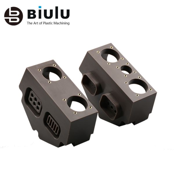 Unilate Nylon Machined Parts Plastic Machining 0.01mm Tolerance For Bearings