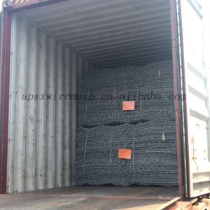 Quality Mesh Type 8x10cm Hexagonal Gabion Box Slope Protection Pvc Coated for sale