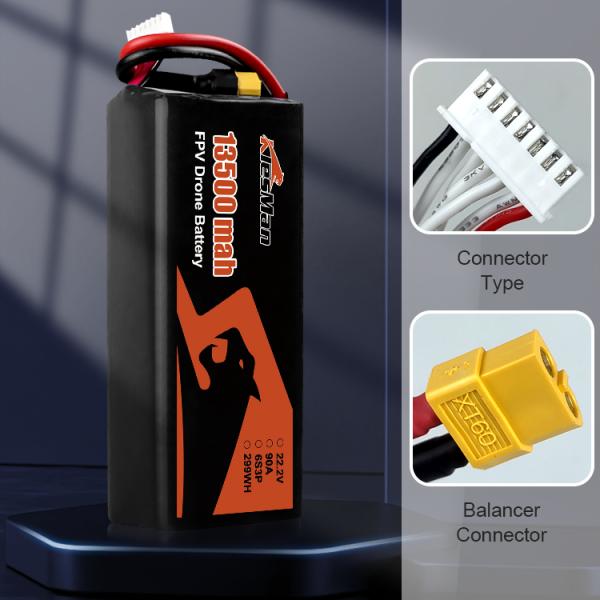 Molipo FPV Drone Battery 6S2P 6S3P 15000 13500 12600 12000 10000 9000 8400
