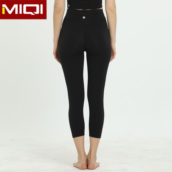 V Shape Sexy Running Plus Size Yoga Capri Leggings