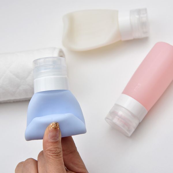 Travel Silicone Water Bottle Sustainable Custom Camp 60ml Silicone Split Bottles