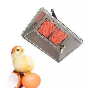 China Galvanized Plate Poultry Brooder Heater NG Biogas Propane Chicken Coop Heater on sale