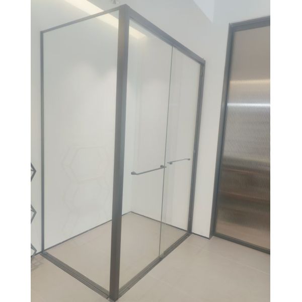 304 Material Stainless Steel Frameless Shower Door Handles Scratch Resistant