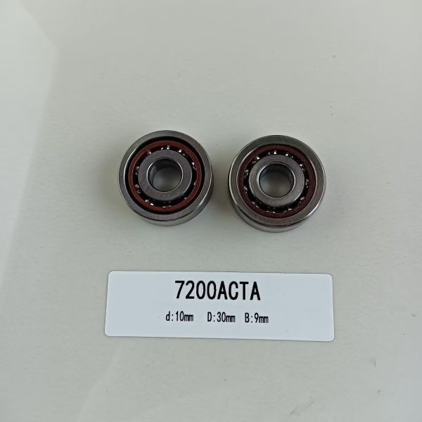 7200AC Angular Contact Ball Bearing 10*30*9mm with 25° Contact Angle and OPEN Seals Type