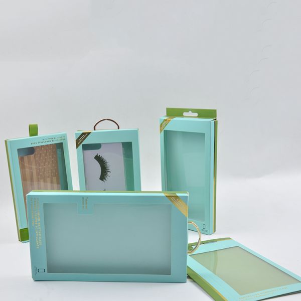 Custom Design Cell Phone Case Paper Packaging Boxes Phone Case Box with Window