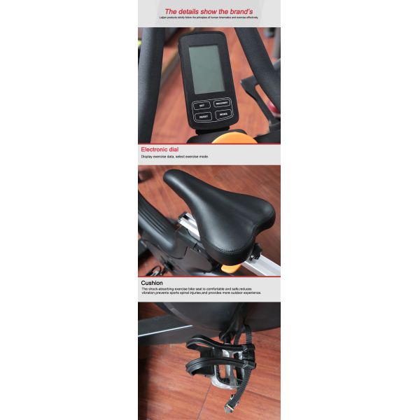 4.2KG Indoor Gym Spin Bike Magnetic Resistance With Display Screen