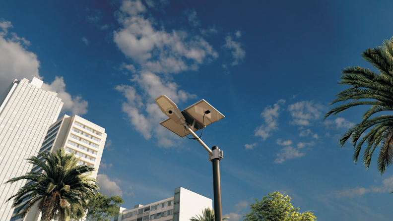 Commercial Solar Street Light Energy-Saving 400W 600W Solar Powered Lights IP65 Outdoor Lighting For Streets And Roads