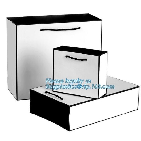 Elegant Embossed For Presents Clothing Wedding Birthday Bridal Baby Shower Paper Gift Bags Modern Fancy Cute Paper Premi