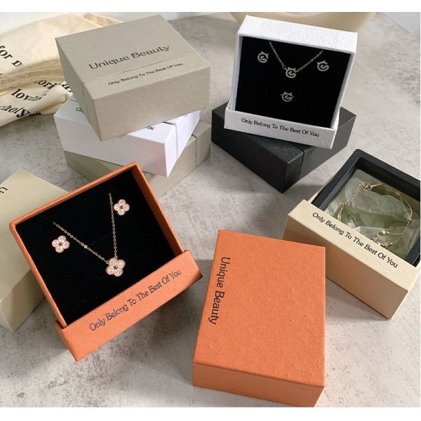 Environmentally Friendly Jewelry Box Gift Box, Wholesale Floating Box Ring Earrings Bracelet Necklace Set Jewelry Gift Box Jewelry Storage Box