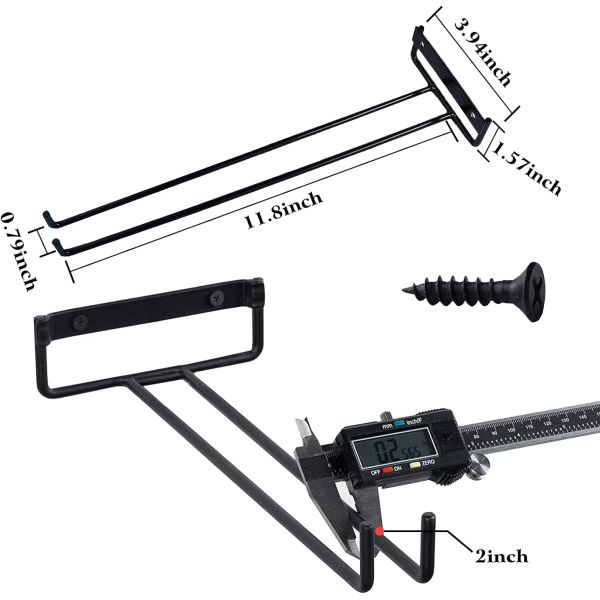 Upgrade Your Kitchen with this 11.8 Inch Wine Glass Holder Under Cabinet Hanging Rack