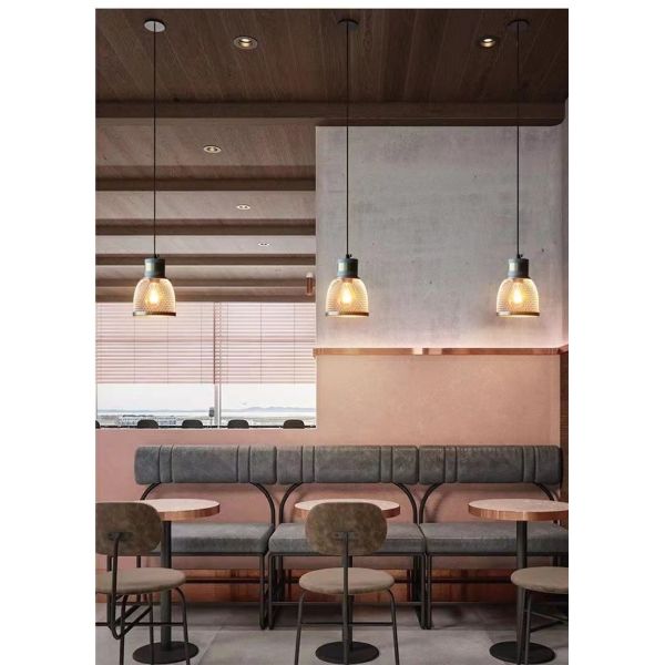 Industrial Pendant Lights Interior Iron Lampshade Bar Table living room Cement Pendant Lights(WH-VP-181)