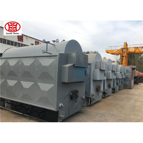 4000kg Biomass Fired Steam Boiler / Horizontal Fire Tube Boiler For Rice Mill