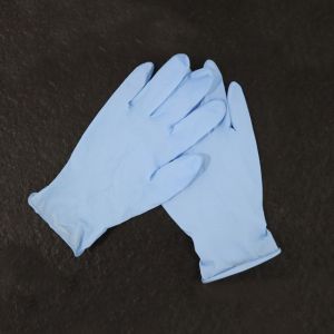 Quality Oil Proof 22mil Nitrile Disposable Exam Gloves for sale