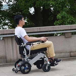 47.40lbs Multifunction Foldable Electric Wheelchair