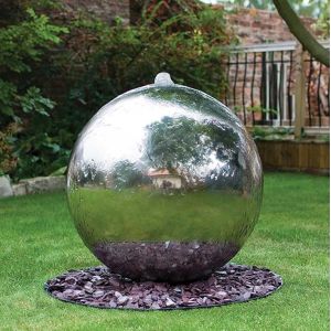 300 Grade Stainless Steel Sphere Hollow , Hollow Steel Sphere Water Fountain