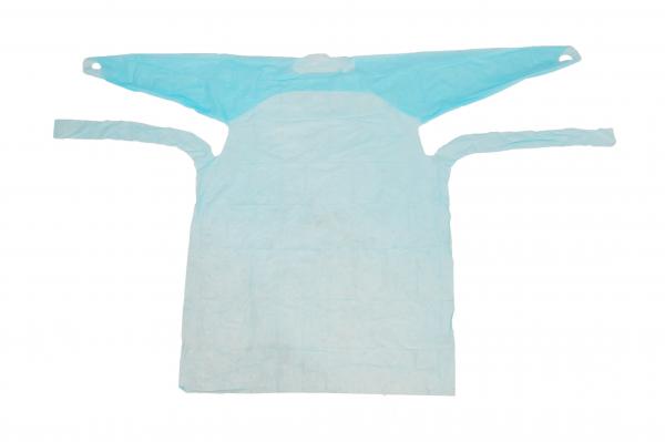 Long Sleeves Disposable CPE Isolation Gown For Hospital