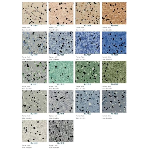 2mm PVC ESD Sheet Vinyl Flooring Hospital Anti Static Floor Covering