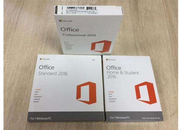 Buy Business PKC OEM Microsoft Office 2016 Home , Microsoft Coa Sticker Retail Version at wholesale prices