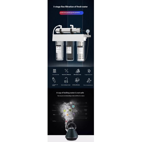 Household UV Water Purifiers Super Fast Five Level Physical Depth Refinement