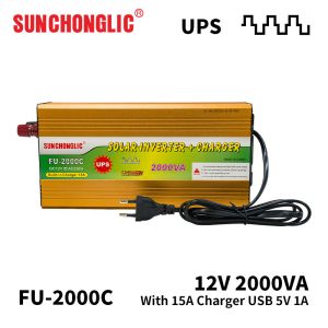 Quality 12v 220v 2000va 2000 Watt Inverter Charger Smart With Overload Protection for sale