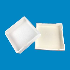 Industrial Sintered Ceramic Alumina Crucible Material For Melting Steel