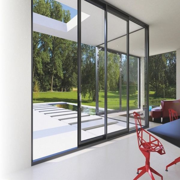 Thermal Break Aluminum Lift Sliding Doors with Tempered Glass for Exterior Area