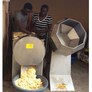 China automatic stainless steel plantain chips slicer machine for Nigeria on sale