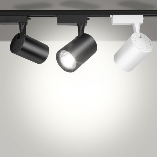 2 Phase LED COB Ceiling Mounted Track Lighting Replace Halogen Lamps AC220V