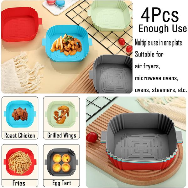 Microwaveable Silicone Baking Tray Cake Mold Odorless Practical