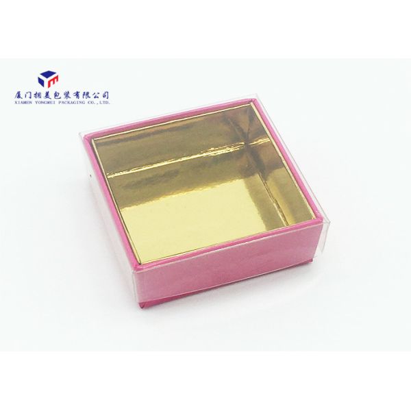 Durable 0.35mm Clear PET Cover Retail Packaging Boxes For Small Jewelry Box
