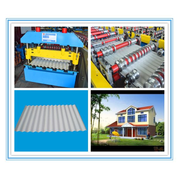 10-15M / Min Forming Speed Corrugated Roofing Sheet Roll Forming Machine