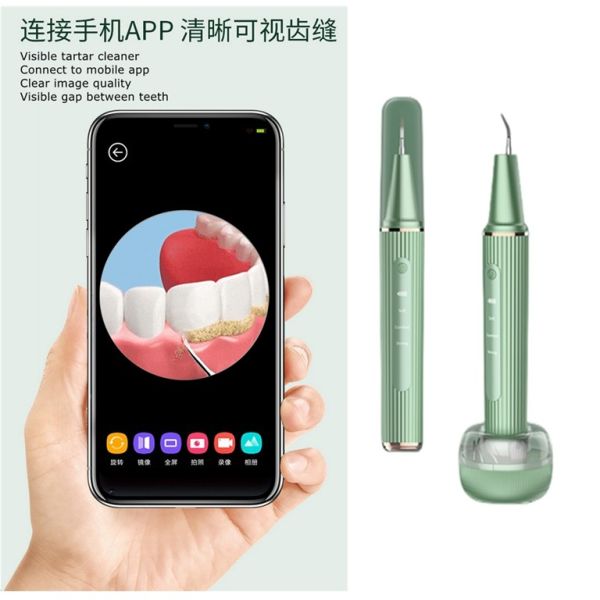 Oral Hygiene Kit Ultrasonic Tooth Cleaner Electric Sonic Dental Scaler 3.7V