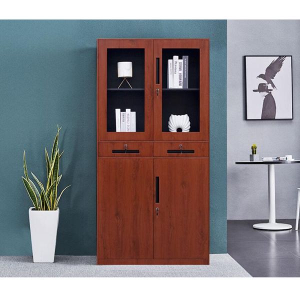 KD Wood Color 0.5mm Steel Storage Locker