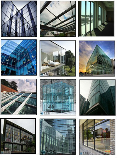 clear laminated glass 6.38mm