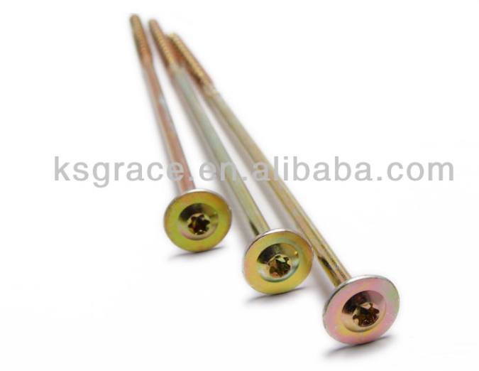 Steel Torx Slotted Chipboard Screws Wall Mounting