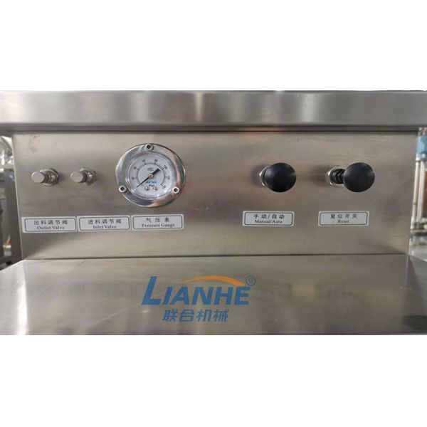 Vertical Piston Semi Automatic Paste Filling Machine , Antirust Liquid Filler Machine