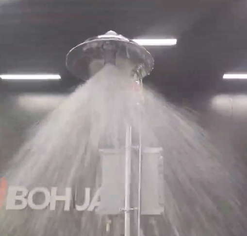 BH30-5012 Stainless Steel Pedal Eyewash Station ANSI Z358.1 Compliant