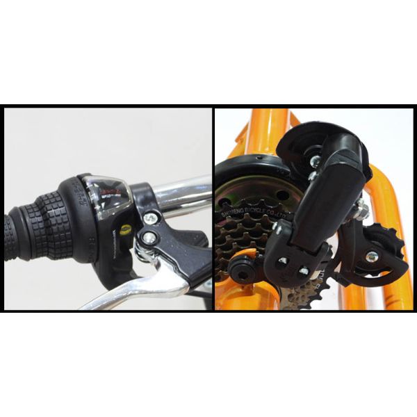 High Load Capacity 150 Kg Pedal Tricycle 24 Inch 7speed Multifunctional Adult Tricycle