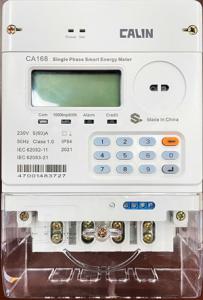 Quality Single Phase Electric Meter Wireless Single Phase LORAWAN Prepaid Kwh Meter With Vending System for sale