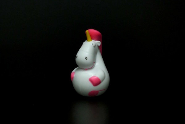 Personalized Unicorn Plastic Figures Toys As Gift For Family White Color